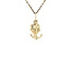 Gold pendant faith, hope and love 14 karat