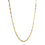 Gold necklace hawk's eye 46 cm 14 karat