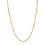 Gold gourmet necklace 71 cm 14 carat