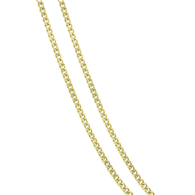 Gold length necklace gourmet 71 cm 14 karat