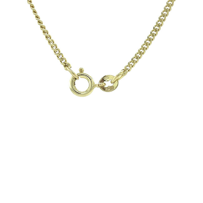 Gold length necklace gourmet 71 cm 14 karat