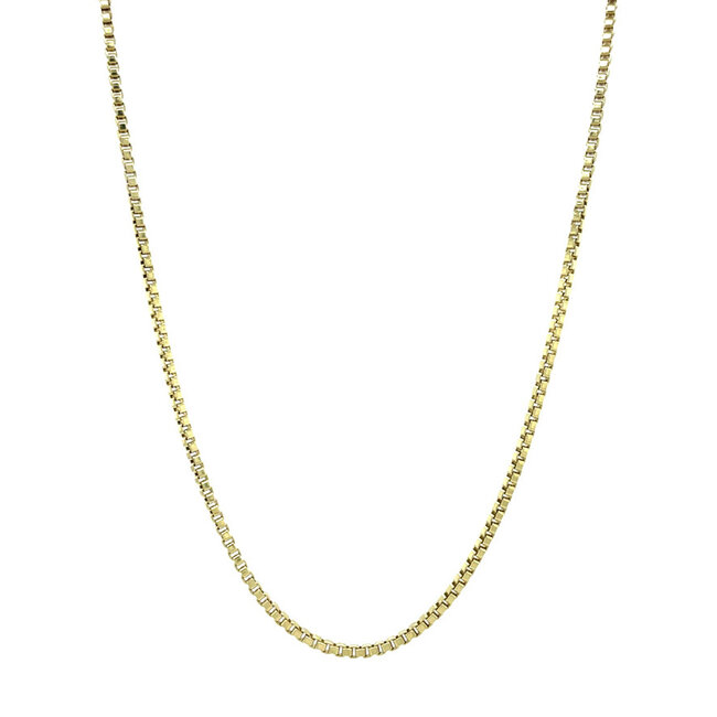 Gouden lengtecollier venetiaan 14 karaat
