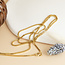 Gouden lengtecollier venetiaan 14 karaat
