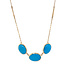Necklace with Robin's egg Turquoise 46 cm 13 karat