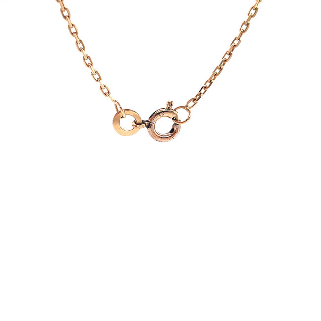 Collier mit Robin's Egg Türkis 46 cm 13 Karat