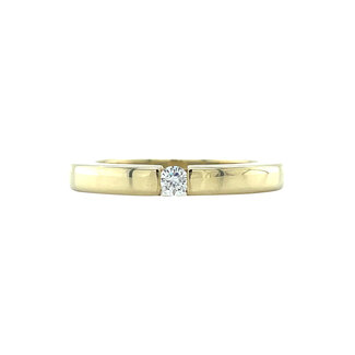 Gouden ring met diamant