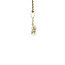Gold pendant with pearl and zirconia 14 karat