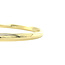 Gouden gladde bangle 14 karaat
