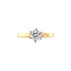 Gouden solitair ring met diamant 0.50ct. 18 karaat