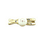 Goldener Ring mit Perle und Diamant 14 Karat