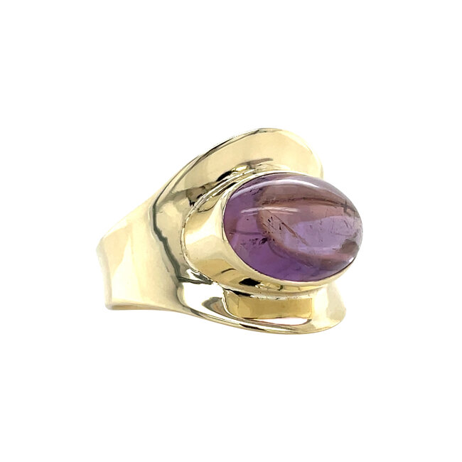 Ring mit Amethyst 8 Karat