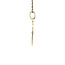 Gouden hanger schaar 14 karaat