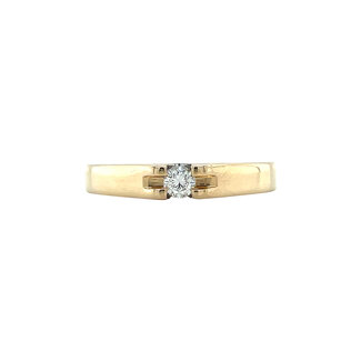 Gouden ring met diamant