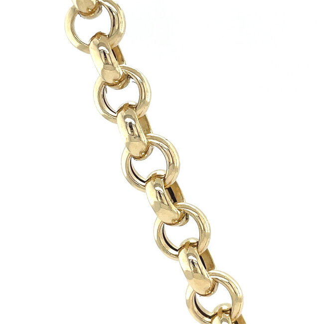 Goldene Ankerkette 45 cm 14 Karat