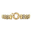 Goldenes Armband bicolor 20 cm 14 Karat