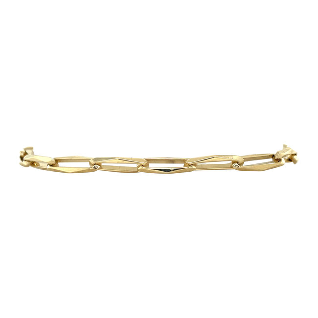 Gouden closed for ever armband 18.5 cm 14 karaat