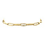 Gouden closed for ever armband 18.5 cm 14 karaat