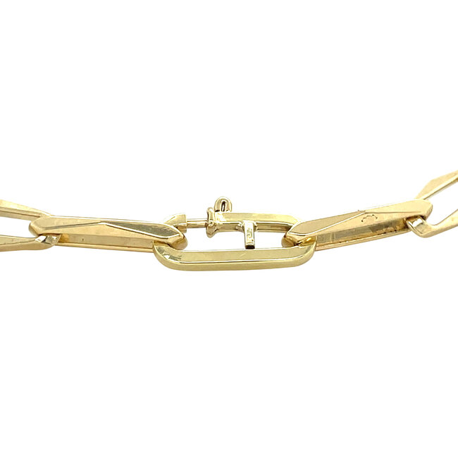 Goldenes Armband "closed for ever" 18,5 cm 14 Karat