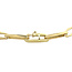 Goldenes Armband "closed for ever" 18,5 cm 14 Karat