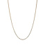 Gold length necklace Venetian 50.5 cm 14 karat