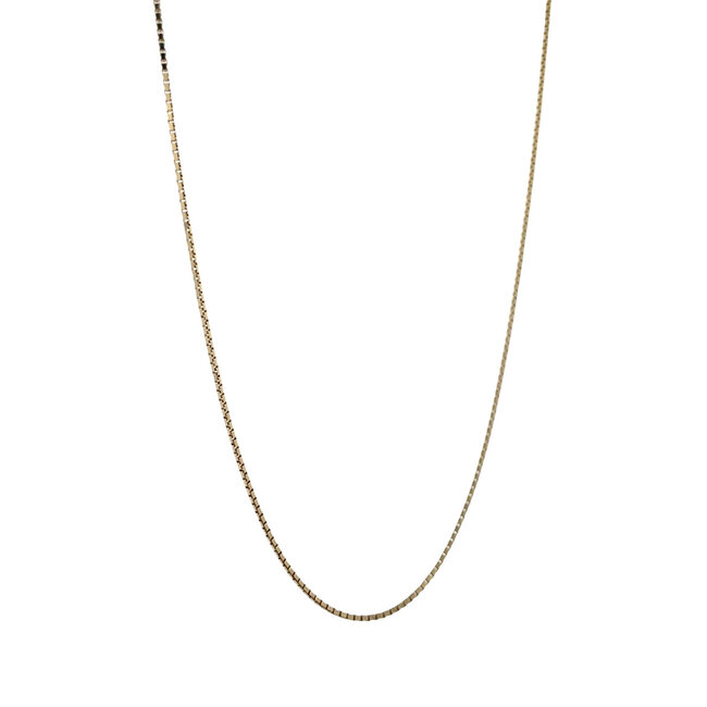 Goldene Venezianerkette 50,5 cm 14 Karat