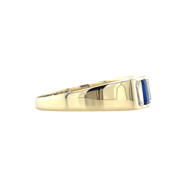 Gouden ring met zirkonia 14 karaat