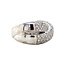 Witgouden ring met diamant 18 karaat