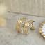 Gold stud earrings 14 karat