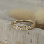 Goldener Ring mit Zirkonia 14 Karat