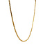 Gouden fantasie collier 40.5 cm 18 karaat