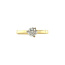 Gold ring with diamond 18 karat