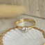Gold ring with diamond 18 karat