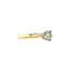 Gold ring with diamond 18 karat