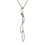 White gold pendant with diamond 14 karat