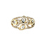 Gold ring with zirconia 14 karat
