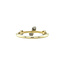 Goldener Ring mit Diamant 14 Karat