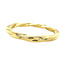 Gouden bangle getordeerd 18 karaat