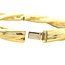 Goldener gedrehter Armreif 18 Karat
