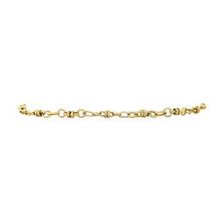 Golden bracelet 21 cm