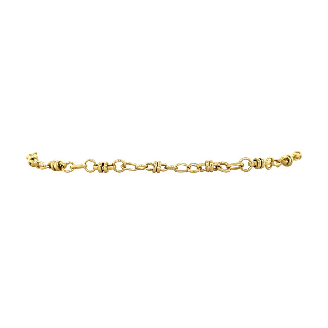Gold bracelet 21 cm 14 karat