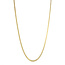 Gold length necklace gourmet 54 cm 14 karat