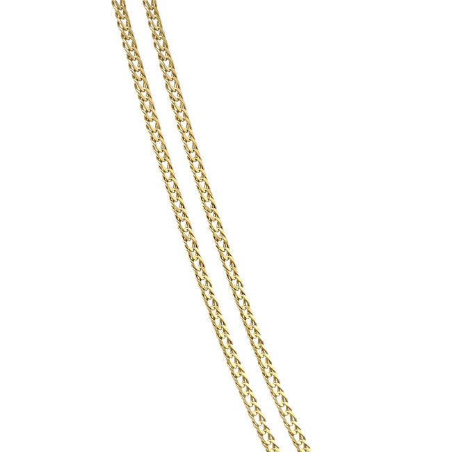 Goldene Halskette Gourmet 54 cm 14 Karat