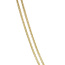 Goldene Gourmet-Halskette 54 cm 14 Karat