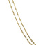 Golden figaro necklace 50.5 cm 14 karat