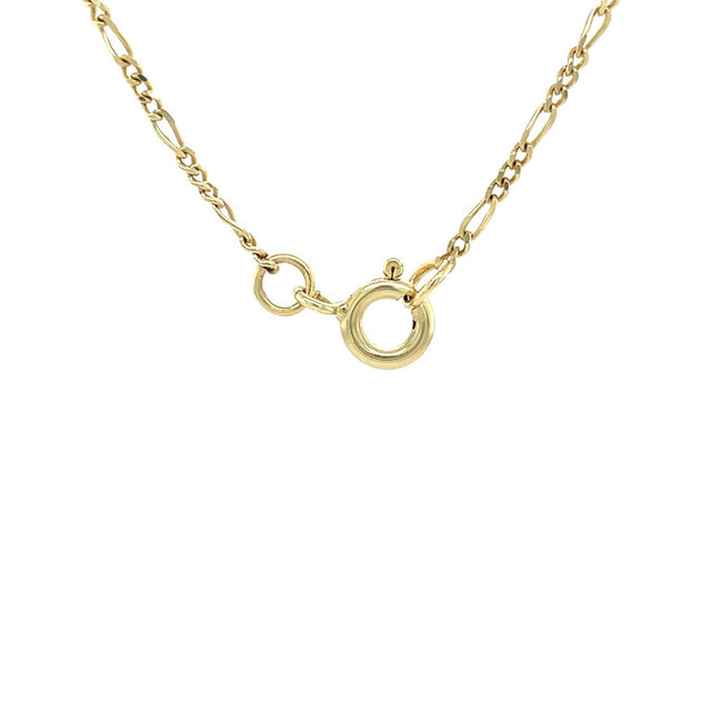 Golden figaro necklace 50.5 cm 14 karat