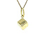 14 karat gold die pendant