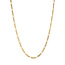 Gouden figaro collier 45.5 cm 14 karaat