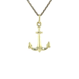 Gouden hanger anker