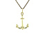 Gouden hanger anker 14 karaat