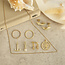 Gold anchor pendant 14 karat